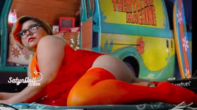 Velma dinkle in the fuck machine moaning so good