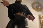 Be at my feet slave!