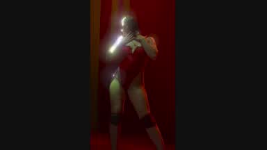 dance in the rain in red, bow down