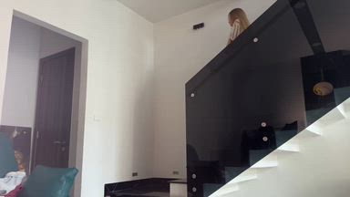 Stepmom Unaware Footjob: Reverse FJ & Cum & Caught