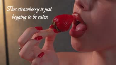 What a delicious strawberry