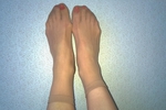 Feet in nylon