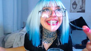 lunai🌙 . special show with the fuck machine when you reach 10,000 followers . 🌙 — My wig got ruined