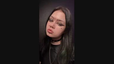 Sexy lips teasing