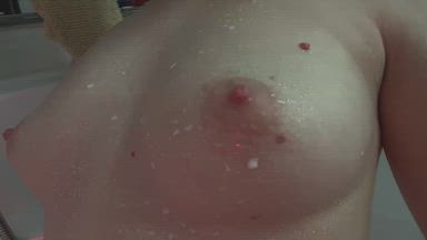 alice๐ โ sexy stroking with milk on my body