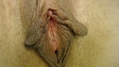 Extreme pussy closeup + spreading lips