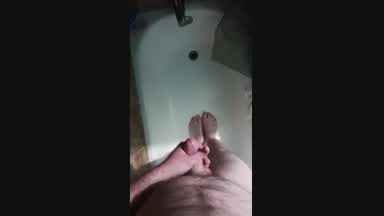 Cum on feet