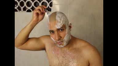 shaving my head