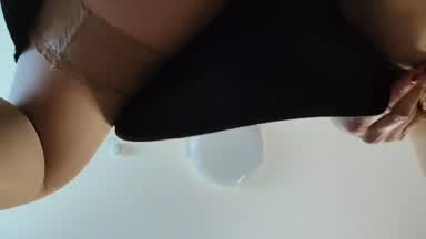 I take off my panties and masturbate