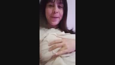 playing with my boobs