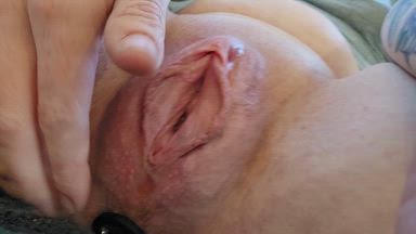 Fingering creamy pussy