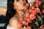 Rose loves photos with flowers