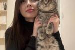 With my baby cat