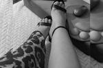 at my feet