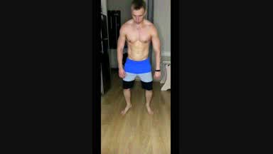 push-ups on the hands