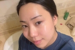after shower without makeup