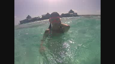boobs underwater