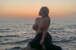 Topless on a wild beach