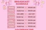 MY TRANSMISSION SCHEDULE