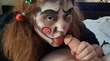 Naughty Elf Sucks Off Daddy