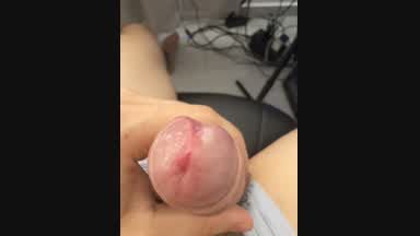 My hot cock dripping precum