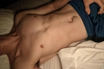 robbie — Lounging Shirtless and Hard