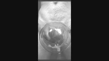 cum in cup, loud moans