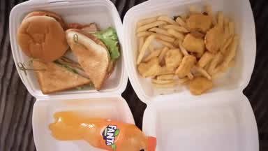 Tight clothers and fastfood