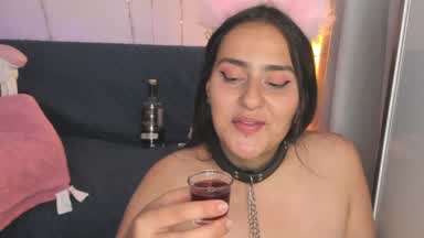 Drinking a shot of whisky