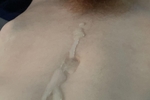 Naked cum shot
