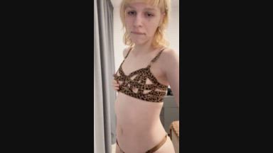 Sexy dance from lingerie to naked dance, showing..