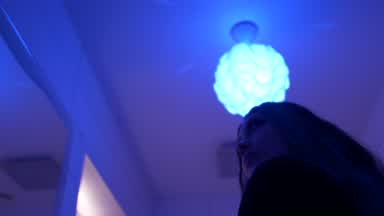 Jumping on dildos in the shower