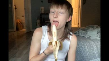 eating a Banana