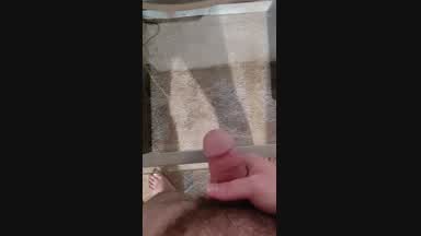 cumming on desk