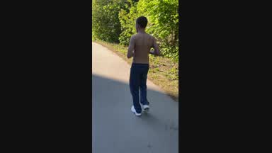 On the street