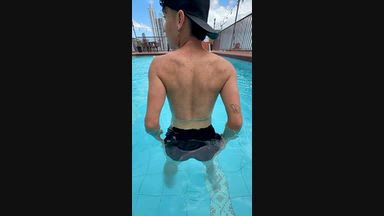 my ass in the pool!🍑 - nico 🐰