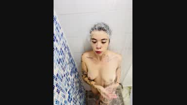 a small shower!!!