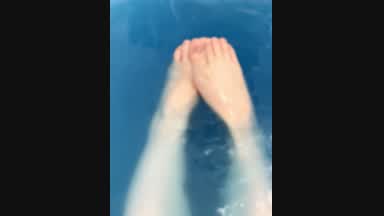 magical feet in water