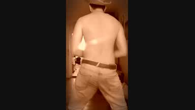 dat sexy cowboy bubble butt
