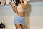 Sky skirt outfit