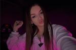 Pink neon selfie (gaming chair)