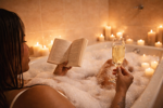 Champagne, calm… and a little temptation 🥂”