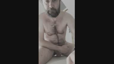 Jerk, French Dirty Talk, Fleshlight, Cum on Belly