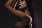 Topless photo shoot