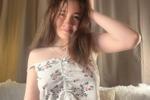 Flashy white top