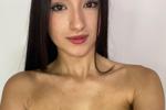 Sexy and horny skinny girl