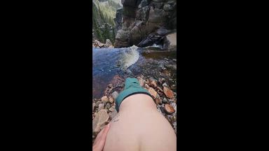 Waterfall fuck