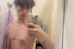 dima after shower