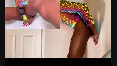 Double Trouble: Merlin Vs 2 Big Dildos
