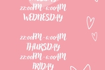 my schedule